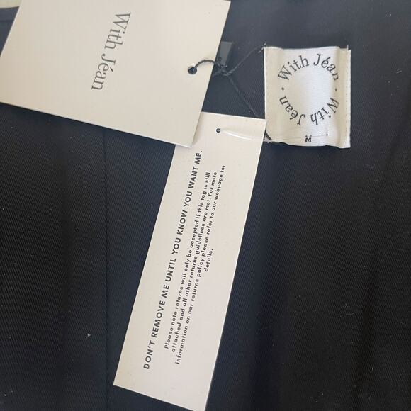 WITH JEAN NWT Fasten Corset Top in Black Size M - Picture 13 of 16